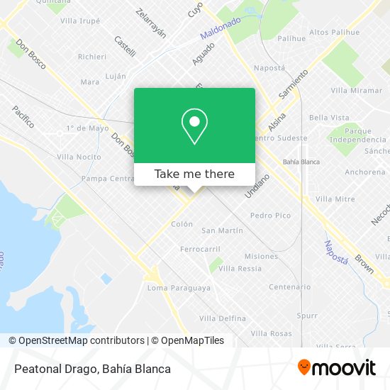 Peatonal Drago map