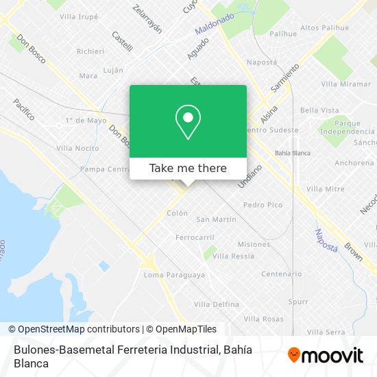 Mapa de Bulones-Basemetal Ferreteria Industrial