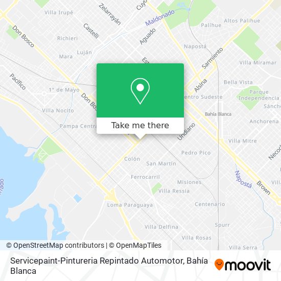 Mapa de Servicepaint-Pintureria Repintado Automotor