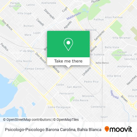 Psicologo-Psicologo Barona Carolina map