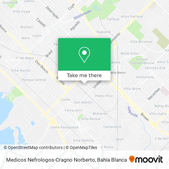 Medicos Nefrologos-Cragno Norberto map