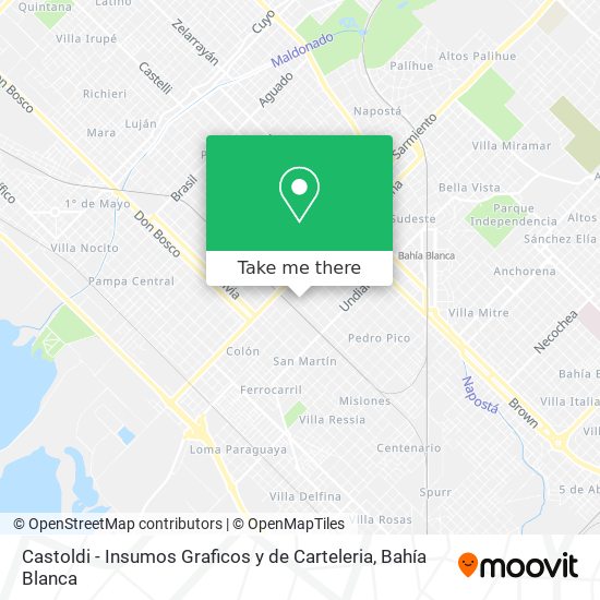 Castoldi - Insumos Graficos y de Carteleria map