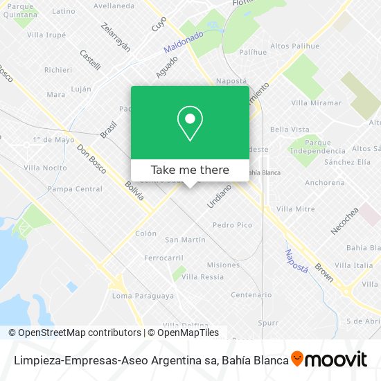 Limpieza-Empresas-Aseo Argentina sa map