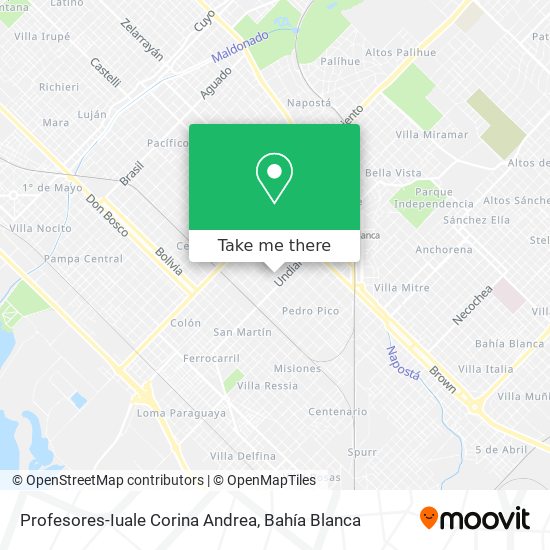 Mapa de Profesores-Iuale Corina Andrea