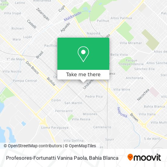 Profesores-Fortunatti Vanina Paola map