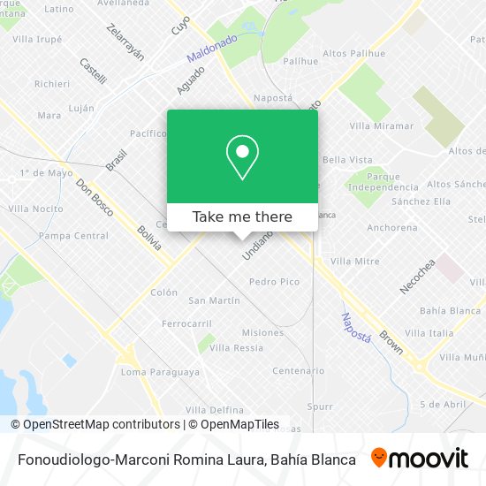 Fonoudiologo-Marconi Romina Laura map