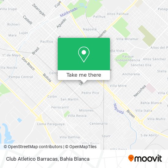 Mapa de Club Atletico Barracas