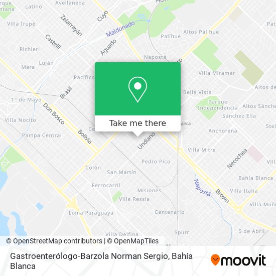Gastroenterólogo-Barzola Norman Sergio map