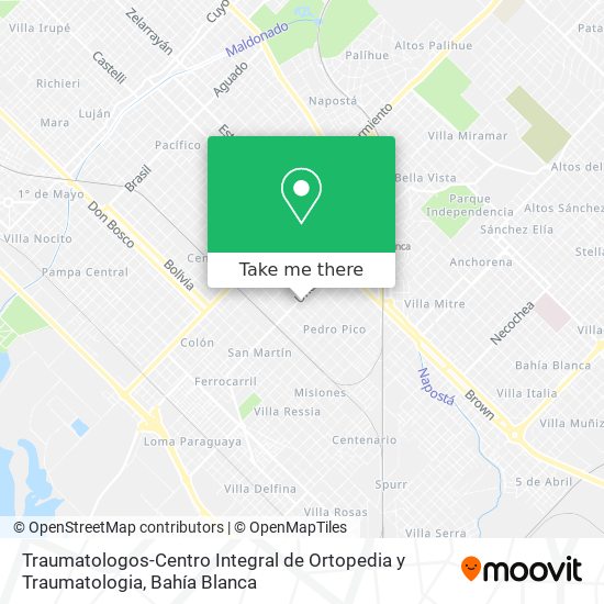 Traumatologos-Centro Integral de Ortopedia y Traumatologia map