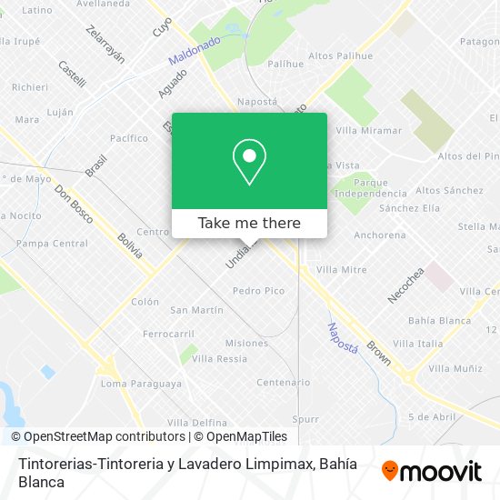 Mapa de Tintorerias-Tintoreria y Lavadero Limpimax