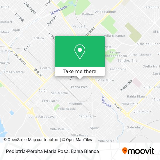 Pediatria-Peralta María Rosa map
