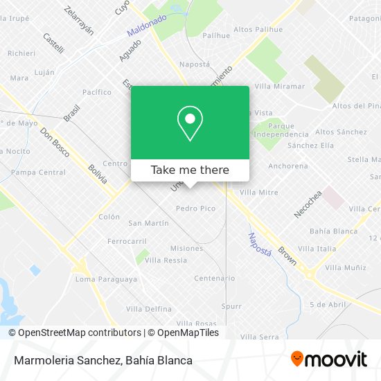 Mapa de Marmoleria Sanchez