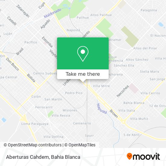 Aberturas Cahdem map