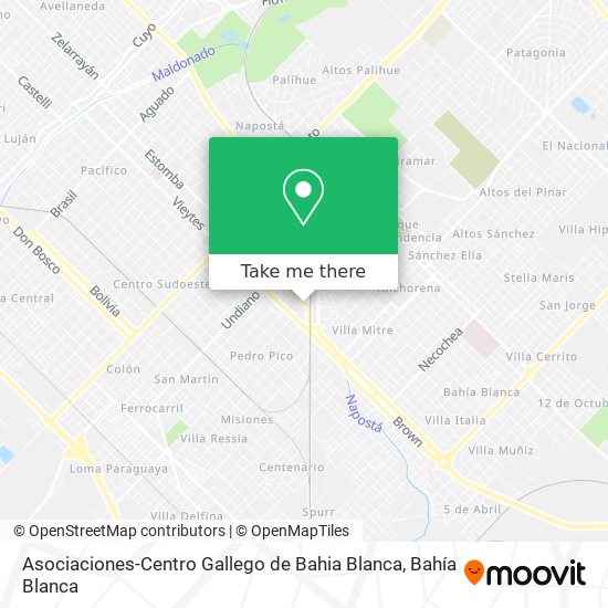 Asociaciones-Centro Gallego de Bahia Blanca map