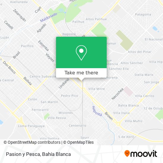 Pasion y Pesca map