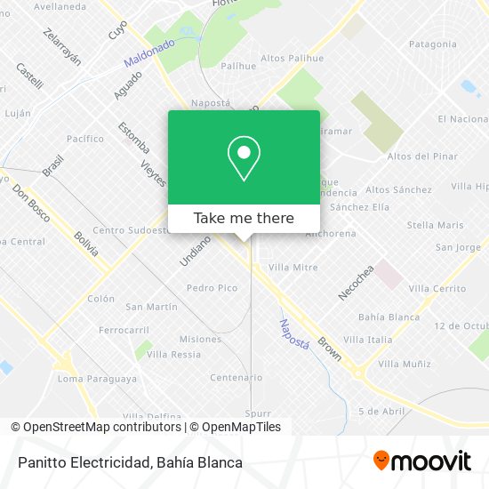 Mapa de Panitto Electricidad