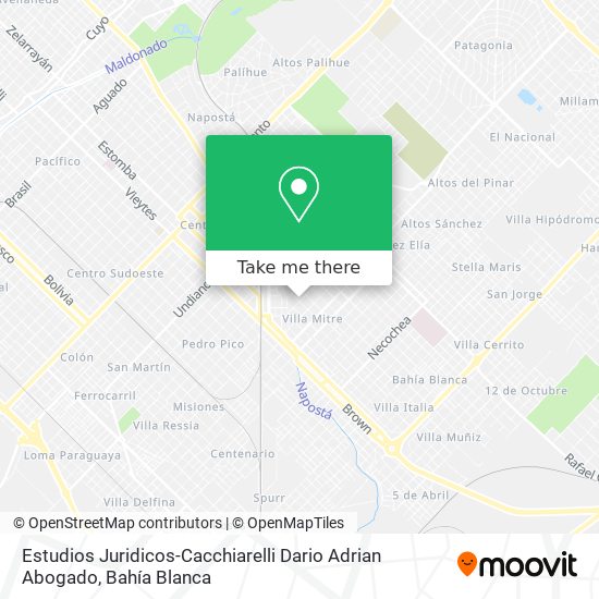 Estudios Juridicos-Cacchiarelli Dario Adrian Abogado map