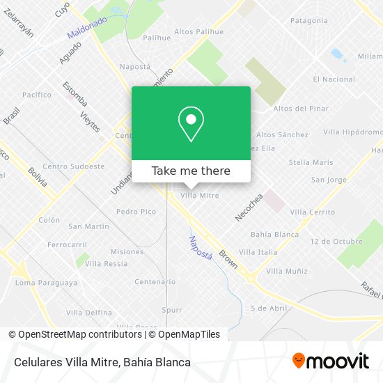 Celulares Villa Mitre map