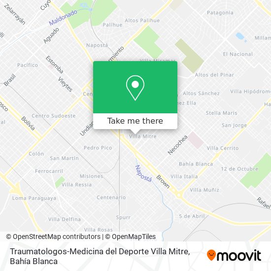 Traumatologos-Medicina del Deporte Villa Mitre map