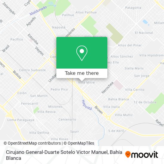 Cirujano General-Duarte Sotelo Victor Manuel map
