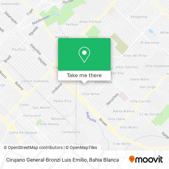 Mapa de Cirujano General-Bronzi Luis Emilio