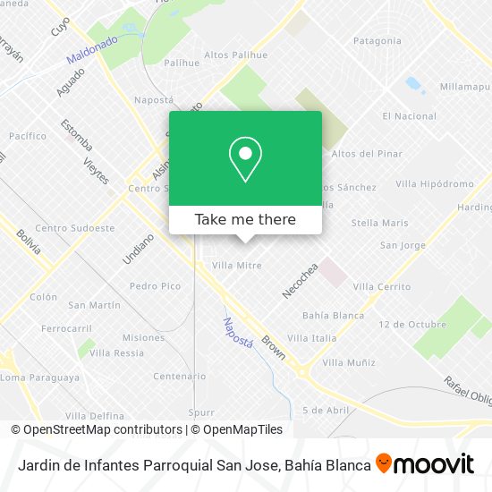Jardin de Infantes Parroquial San Jose map