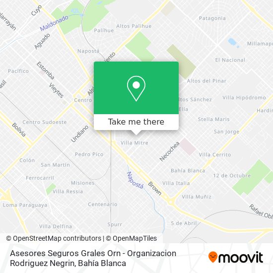 Asesores Seguros Grales Orn - Organizacion Rodriguez Negrin map