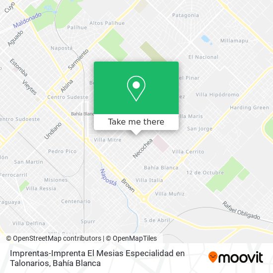 Imprentas-Imprenta El Mesias Especialidad en Talonarios map