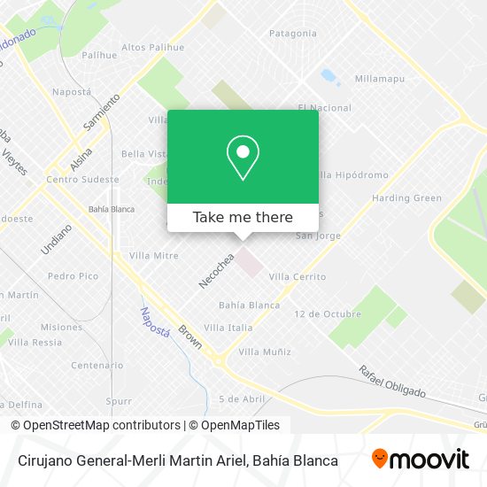 Mapa de Cirujano General-Merli Martin Ariel