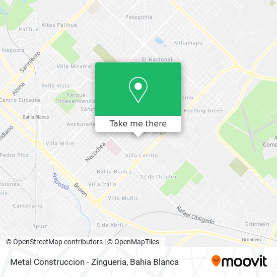 Metal Construccion - Zingueria map