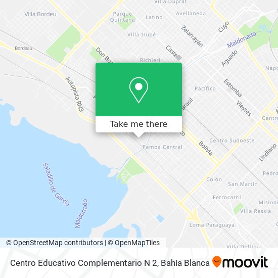 Centro Educativo Complementario N 2 map
