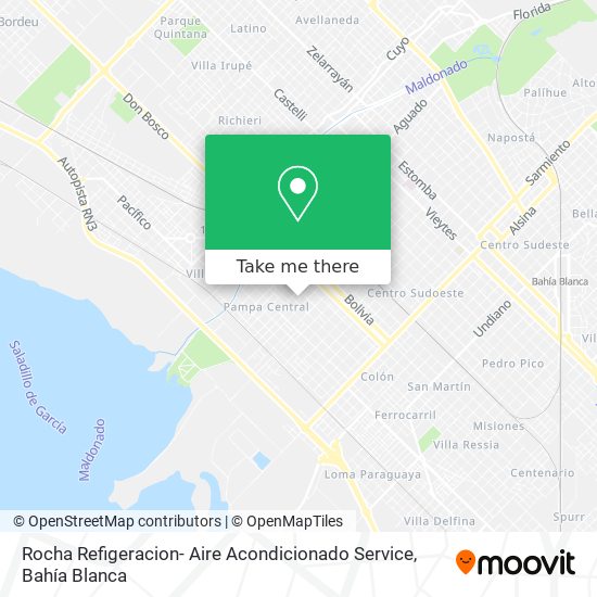 Mapa de Rocha Refigeracion- Aire Acondicionado Service