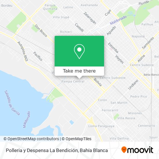 Polleria y Despensa La Bendición map