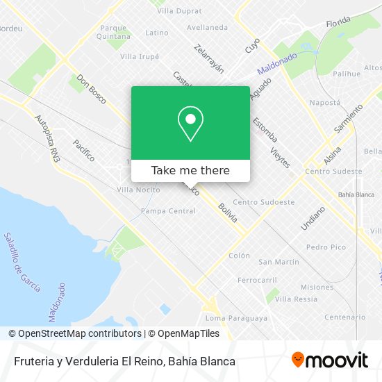 Fruteria y Verduleria El Reino map