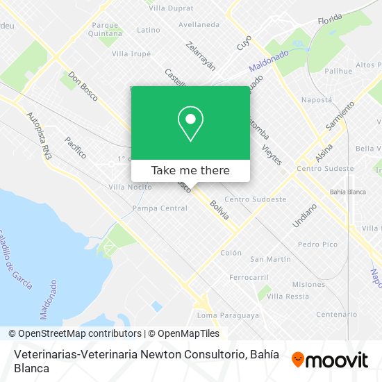 Veterinarias-Veterinaria Newton Consultorio map