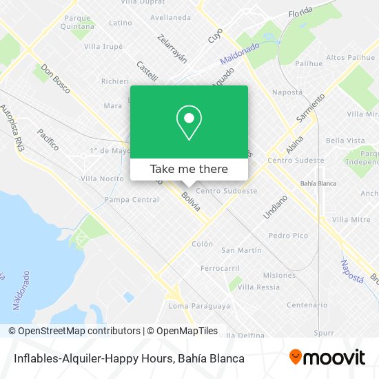 Inflables-Alquiler-Happy Hours map