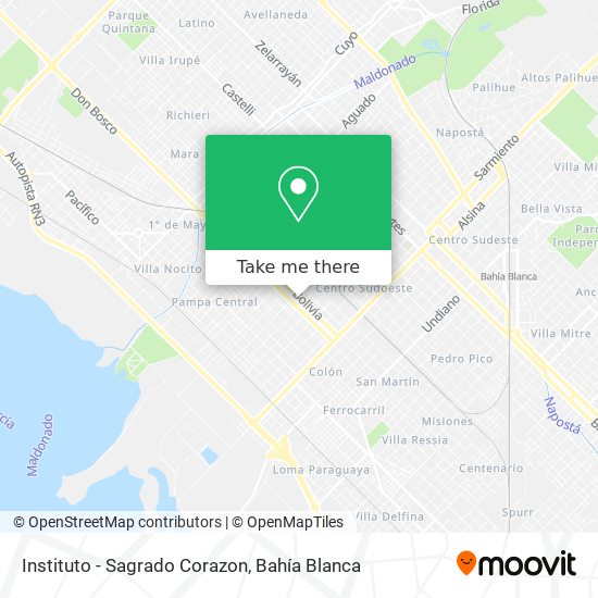 Mapa de Instituto - Sagrado Corazon