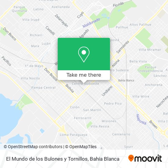 El Mundo de los Bulones y Tornillos map