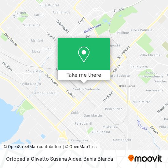 Ortopedia-Olivetto Susana Aidee map