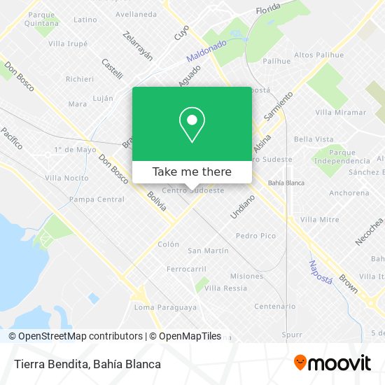 Mapa de Tierra Bendita