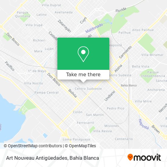 Art Nouveau Antigüedades map