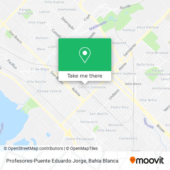 Mapa de Profesores-Puente Eduardo Jorge