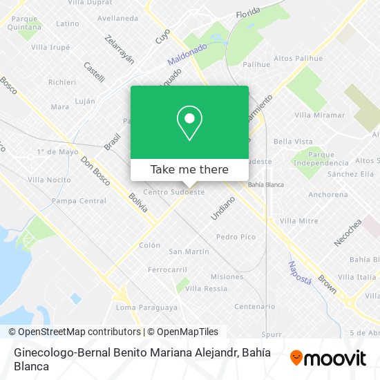 Mapa de Ginecologo-Bernal Benito Mariana Alejandr