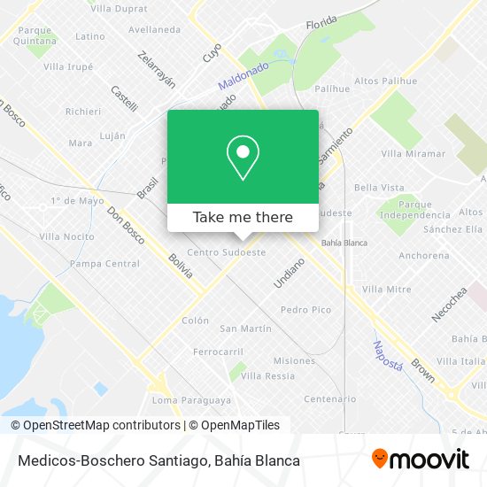 Mapa de Medicos-Boschero Santiago