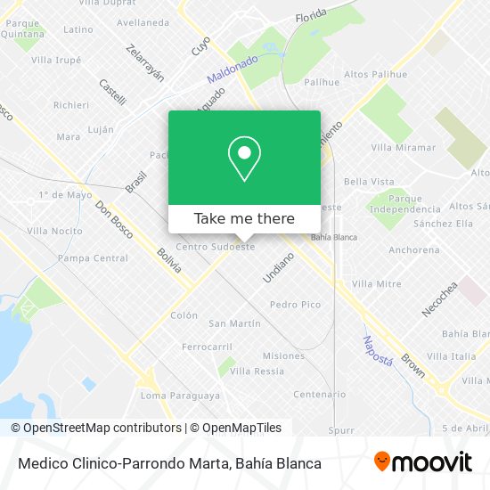 Mapa de Medico Clinico-Parrondo Marta
