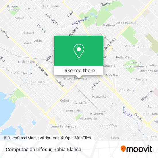 Computacion Infosur map