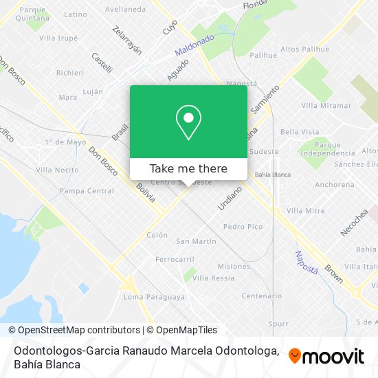 Mapa de Odontologos-Garcia Ranaudo Marcela Odontologa