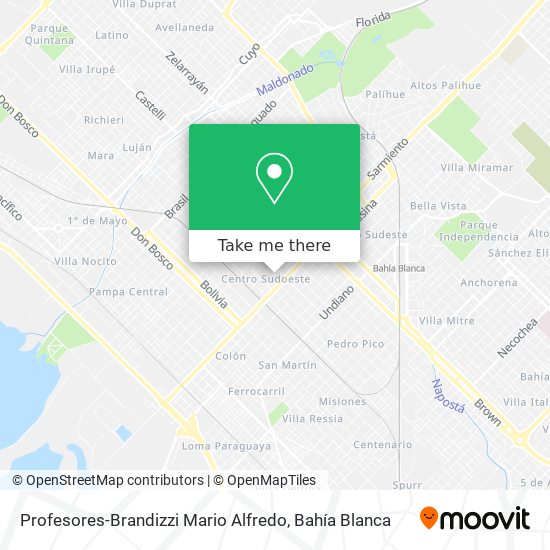 Profesores-Brandizzi Mario Alfredo map