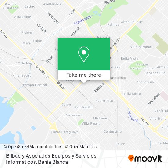 Bilbao y Asociados Equipos y Servicios Informaticos map
