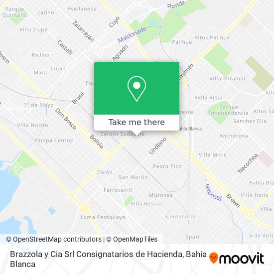 Brazzola y Cia Srl Consignatarios de Hacienda map